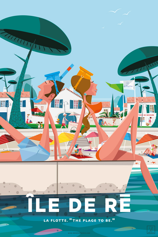 ÎLE DE RÉ N°15 : La Flotte "the plage to be"