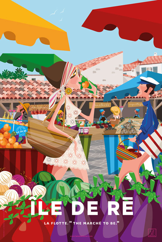 ÎLE DE RÉ N°16 : La Flotte "the marché to be"